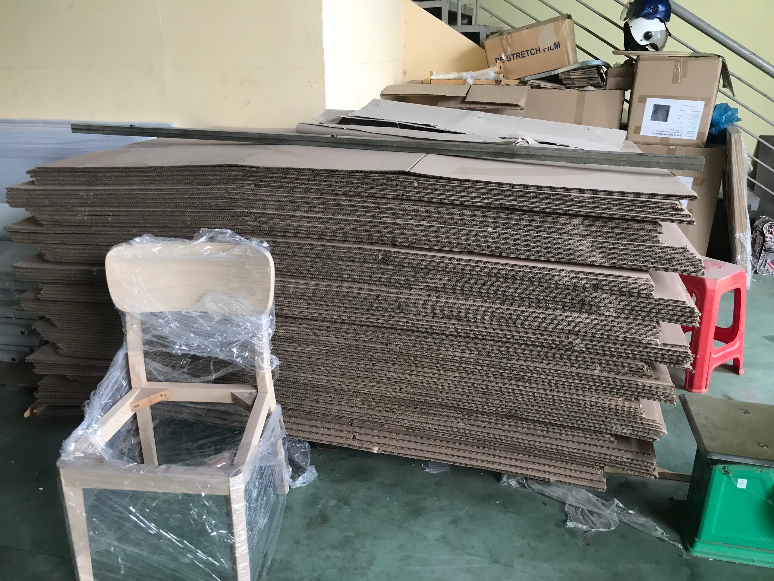 packing area